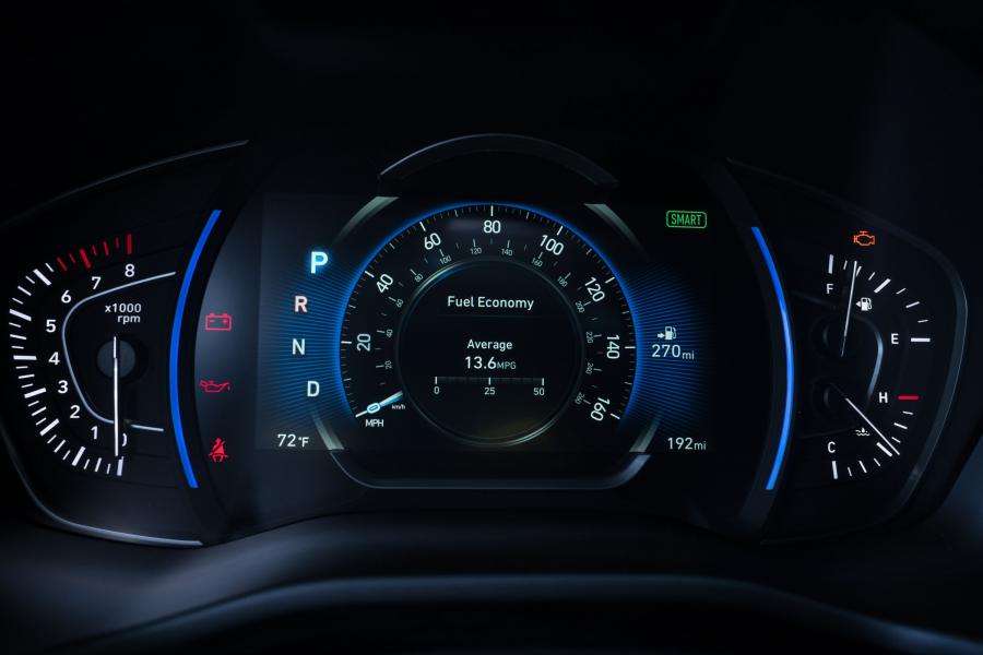 Панель приборов Hyundai Santa Fe (TM) 2018 года  (NA) (фото 12 из 55)
